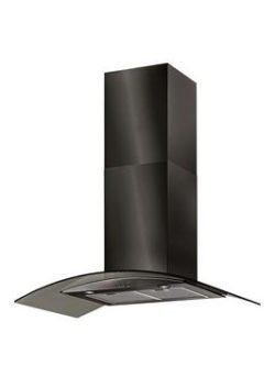 Baumatic Bt9.3Bgl 90 Cm Chimney Cooker Hood - Black